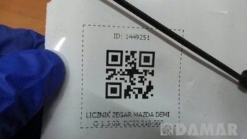 DC22 218-500 PŘÍSTROJOVÁ DESKA BUDÍK MAZDA DEMIO 1.3 00R