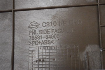 LIŠTA DESKY SSANGYONG KORANDO 2.2 XDI 2016 RHD