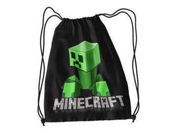 WOREK DO SZKOŁY WF/BUTY MINECRAFT+ IMIĘ GRATIS