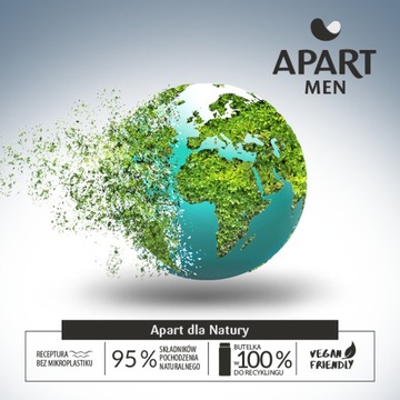 Мужской гель для душа Apart 3в1, женский гель для душа Mix Set 6х500мл