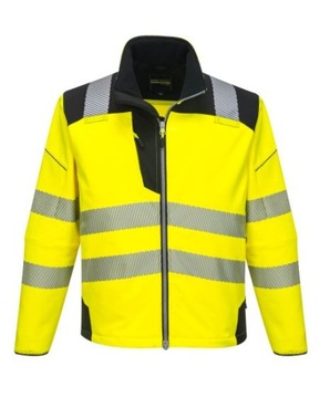 Куртка Softshell с предупреждением PORTWEST, желтая S