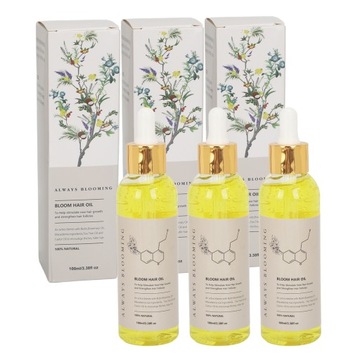 3 шт 100 мл Масло для роста волос Уменьшает шероховатость 8J.