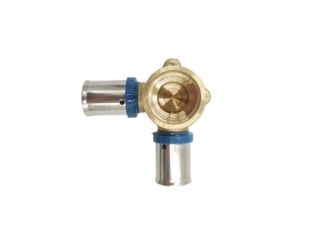 НАСТЕННОЕ УГОЛЬНИК PEX ПРЕСС-МУФТА 16 X 1/2 GW 