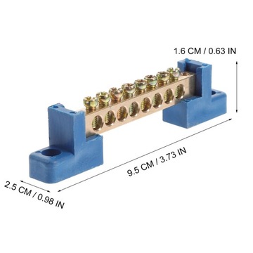 4 шт. ТЕРМИНАЛ РАСПРЕДЕЛИТЕЛЬНАЯ ШИНА 8 ОТВЕРСТИЙ