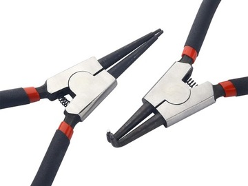 Щипцы для стопорных колец, набор плоскогубцев, 4 шт., изогнутые прямые