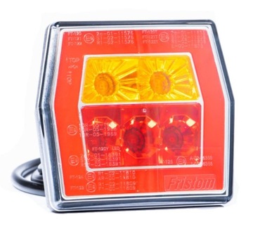 Lampa tylna zespolona LED 3 funkcyjna NEON Przyczepa Traktor Przyczepka