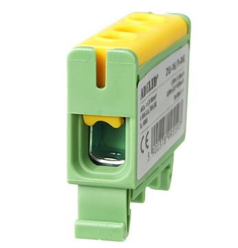 КОМПАКТНЫЙ РЕЛЬСОВЫЙ СОЕДИНИТЕЛЬ ЖЕЛТЫЙ ЗЕЛЕНЫЙ 1,5-16 мм2