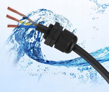 НАБОР XXL КАБЕЛЬНЫХ ВВОДОВ IP68 ВОДОНЕПРОНИЦАЕМЫЙ 3-16 мм ЧЕРНЫЙ Ввод 50 ШТ.