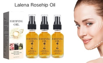 3 шт., масло шиповника Lalena, касторовое масло, масло черного тмина, сыворотка для лица с маслом шиповника,