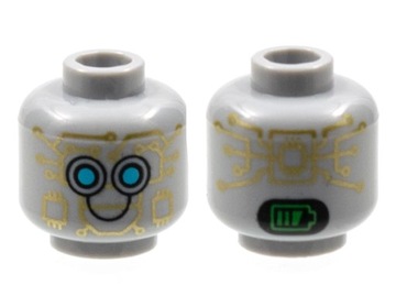 Lego GŁOWA Główka LBG alien robot 3626cpb2957