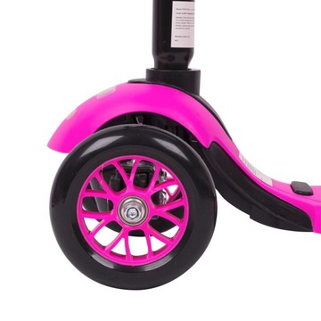 Самокат трехколесный с седлом 3 в 1 WORKER, зеленый