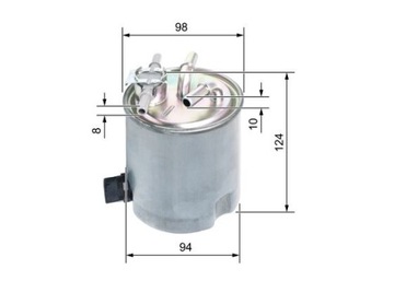 BOSCH FILTR PALIVA NISSAN RENAULT