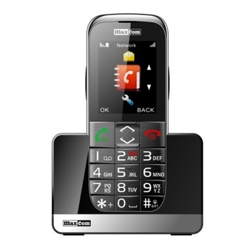 Telefon komórkowy dla seniora MAXCOM Comfort MM720 Duże klawisze SOS
