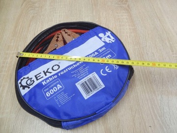 Przewody Kable rozruchowe 600A 3m +Etui SOLIDNE
