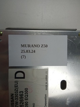 DISPLEJ NAVIGACE NISSAN MURANO Z50 3.5 DP7W-3303Z