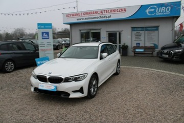 BMW Seria 3 G20-G21 Touring 2.0 318d 150KM 2022 BMW 318 SkóraF-Vat Salon Polska Gwarancja