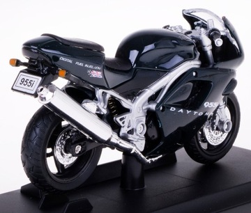 МОДЕЛЬ TRIUMPH DAYTONA 955I МЕТАЛЛ WELLY MOTOR 1:18
