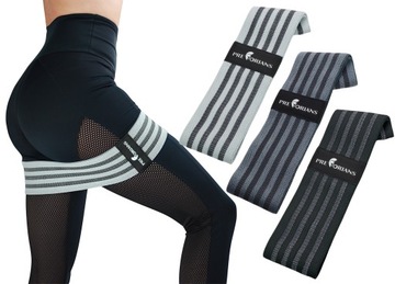 TAŚMA GUMA OPOROWA TRENINGOWA DO ĆWICZEŃ FITNESS HIP MINI MATERIAŁOWA