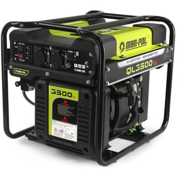AGREGAT PRĄDOTWÓRCZY 3,5 KW PRZENOŚNY GENERATOR PRĄDU MOCNY NOWY OLEJ GRAT