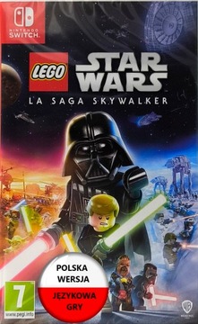 LEGO STAR WARS SKYWALKER SAGA GWIEZDNE WOJNY NINTENDO SWITCH PL NOWA