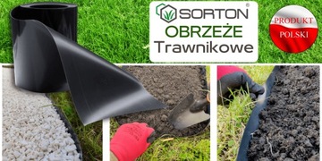 Grube Obrzeże Trawnikowe Ogrodowe Palisada - PP