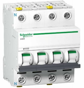 Wyłącznik nadprądowy Schneider Electric IC60N 4P C10A A9F04410