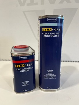 DYNACOAT Lakier Bezbarwny CLEAR 3000 1L + utw 0,5L
