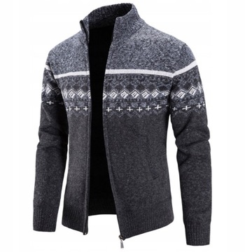 SWETER MĘSKI ROZPINANY NA ZAMEK KLASYK M-3XL
