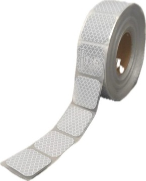 TAŚMA ODBLASKOWA SAMOPRZYLEPNA PREMIUM BIAŁA HOMOLOGACJA