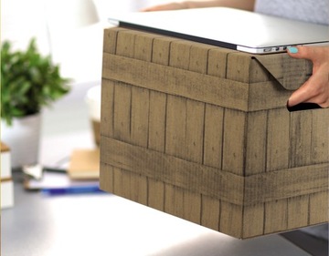 Pudełko pudełka świąteczne prezentowe mikołaje zie