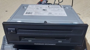 VW PASSAT B8 РАДИО ДИСПЛЕЙ ЭКРАН НАВИГАЦИЯ МУЛЬТИМЕДИЯ SD-READER NAVI