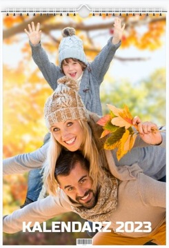 Фотокалендарь формата А3 Ваши фотографии с датами, 13 страниц WIZARD.