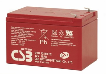 Akumulator CSB EVH 12150 F2 12V 15Ah AGM