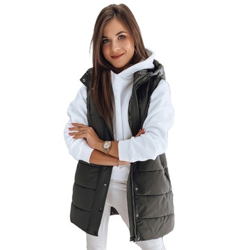 Стеганый женский жилет. С