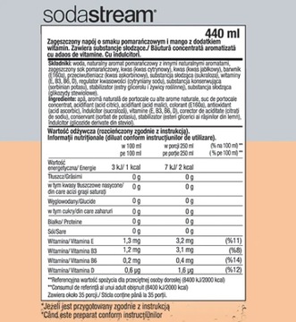 SODASTREAM Zestaw koncentrat 6 smaków saturator