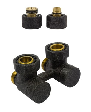 Zawór EXCLUSIVE 50mm antracyt + PEX16mm