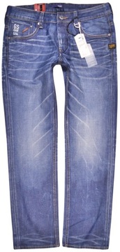G-STAR spodnie BLUE jeans ATTACC LOW STRAIGHT_ W30 L32