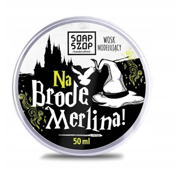 Mocny wosk do brody MERLINA Soap Szop 50ml