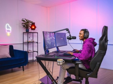 ПРОФЕССИОНАЛЬНЫЙ ИГРОВОЙ USB-МИКРОФОН С РУЧКОЙ