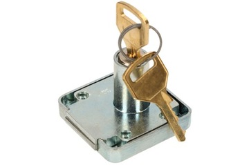 ЗАМОК МЕБЕЛЬНЫЙ 42Х42ММ ВИНТОВЫЙ + 2 КЛЮЧА