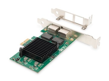 Digitus DN-10132 2-портовая сетевая карта PCI Express 1 Гбит/с