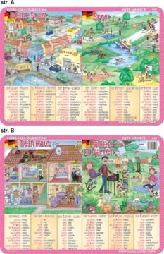 Английско-немецкие настольные блокноты 40 х 30 см.