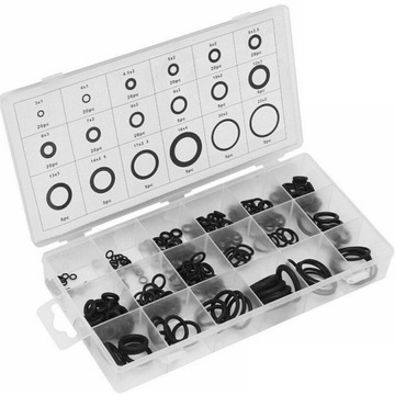 Комплект гидрозатворов XXL, сальники, резиновые уплотнительные кольца, кейс, 225 шт.