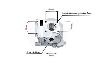Полная головка для цилиндра 47 мм (стандартные клапаны) 47 -мм цилиндра (стандартные клапаны)