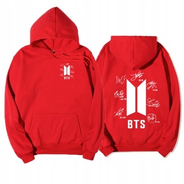 Bluza BTS z kapturem z kapturem Signature Edition