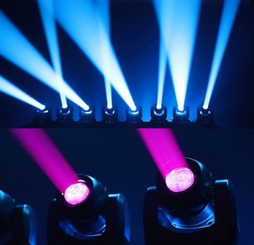 СВЕТОДИОДНЫЙ СВЕТОДИОД С ДВИЖУЩЕЙСЯ ГОЛОВКОЙ 120ВТ ЛУЧ GOBO-8 DMX512