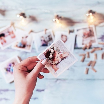 Foto odbitki zdjęć kwadrat 7,5 x 7,5 cm 48 sztuk wywoływanie wywołanie