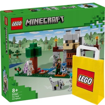 LEGO Minecraft TWIERDZA WILKA 21261 LEGO x MINECRAFT + GRATIS TORBA LEGO