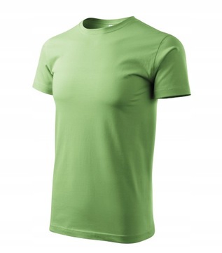 koszulka męska LUX 4XL zielona groszkowa krótki rę