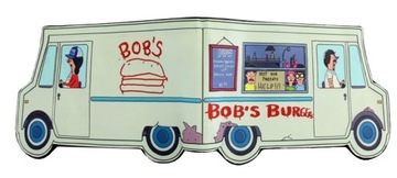 Portfel męski młodzieżowy poziomy bez zapięcia BOB'S BURGERS Auto